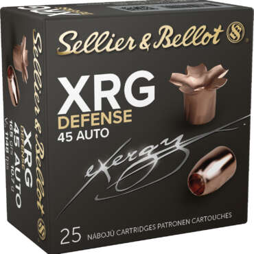 S&B 45AP 165GR XRG 25RD