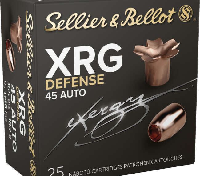 S&B 45AP 165GR XRG 25RD