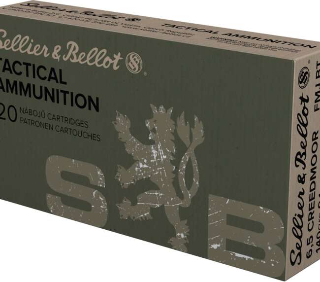 S&B 6.5CR 140GR FMJBT 20RD