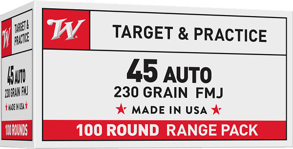 WIN 45AP 230GR USA FMJ 100RD