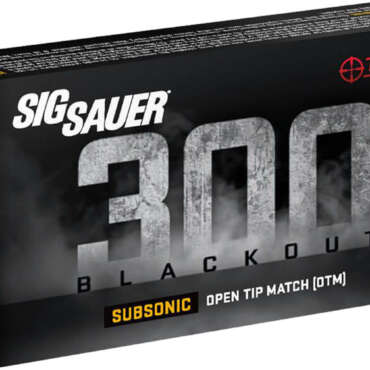 SIG 300BLK 220GR SUB OTM 20RD