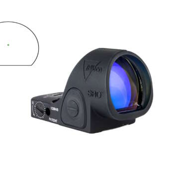 TRIJICON SRO ADJ SIGHT LED 1.0 MOA GRN