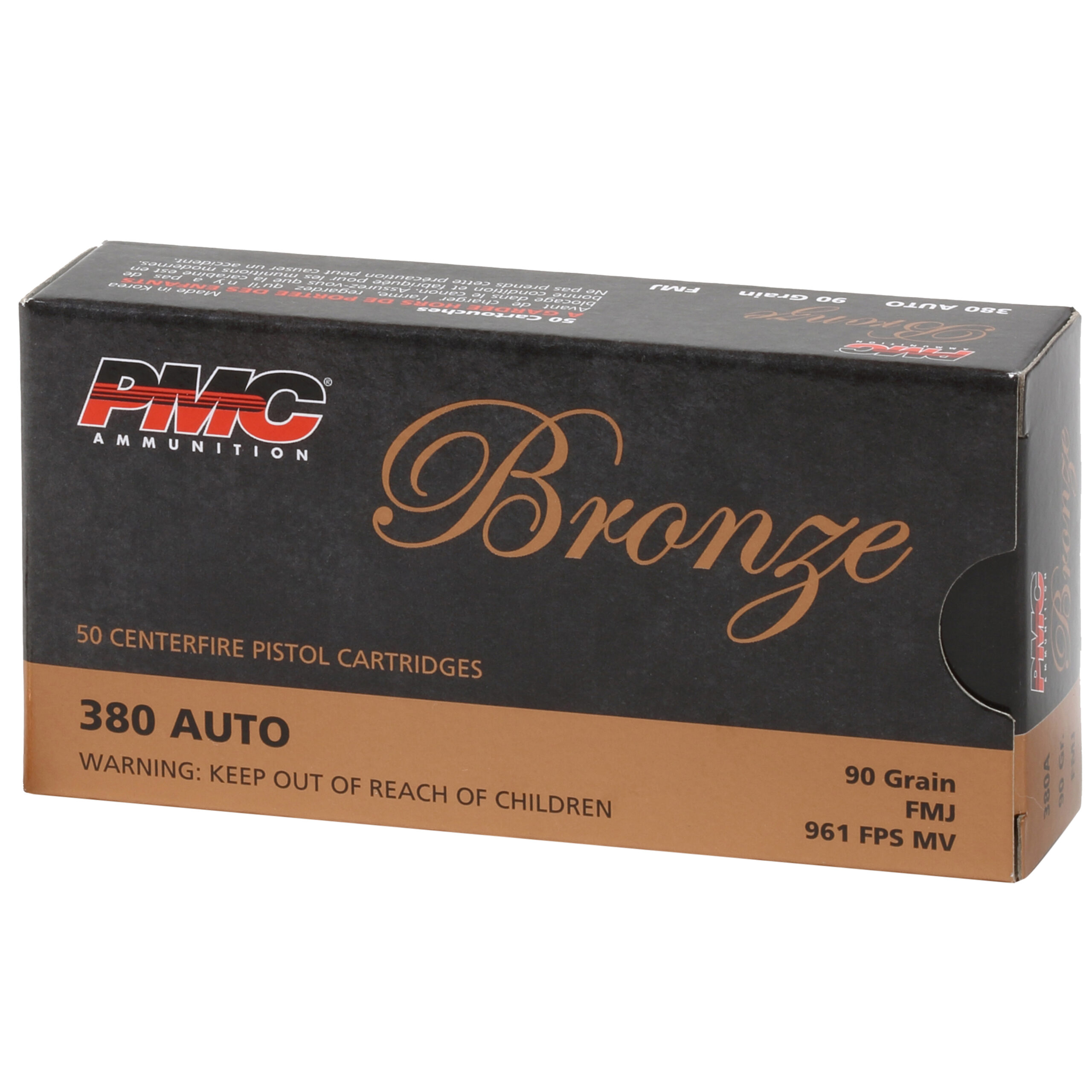 PMC 380 90GR BRO FMJ 50RD