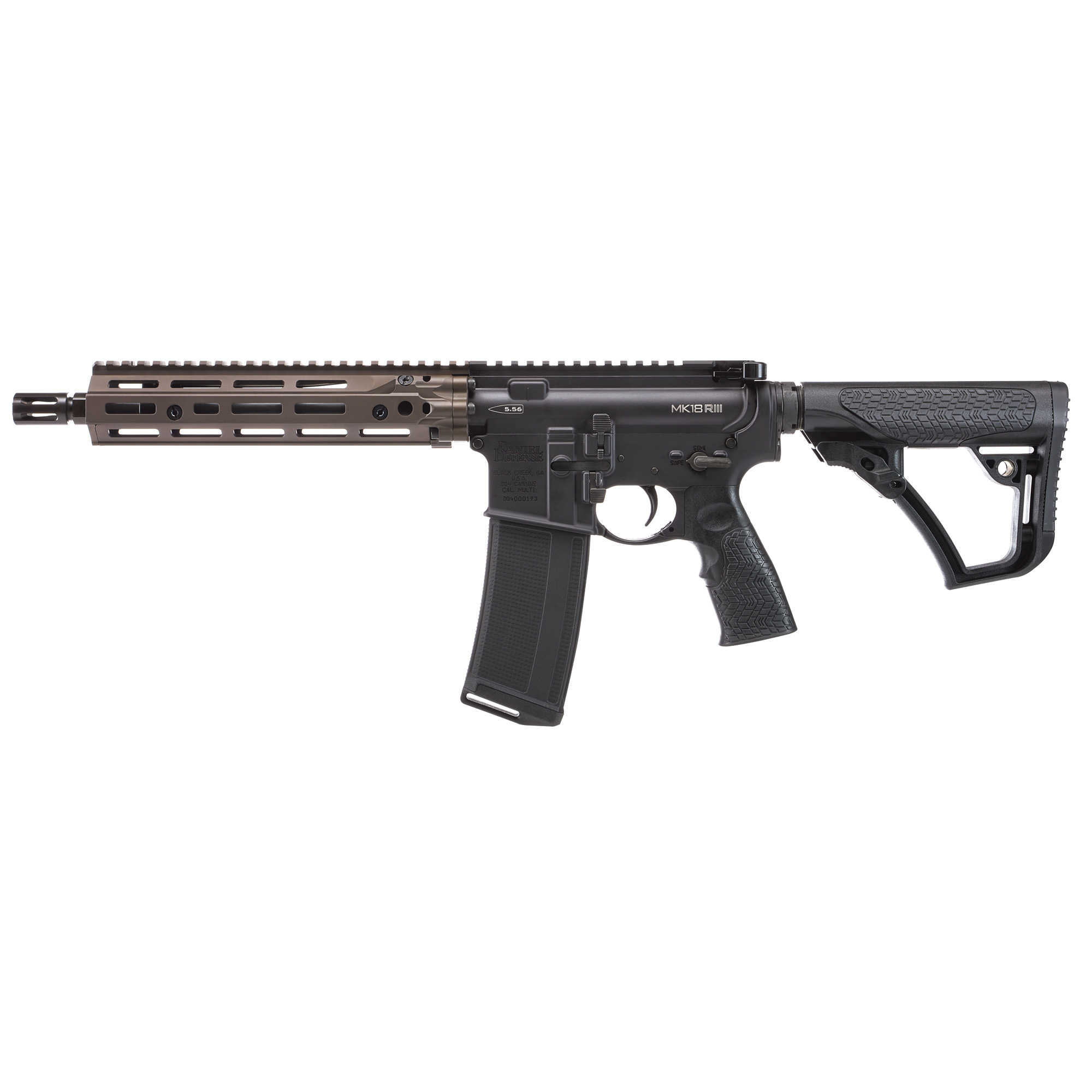DANIEL DEFENSE DDM4 MK18RIII SBR 5.56MM FDE