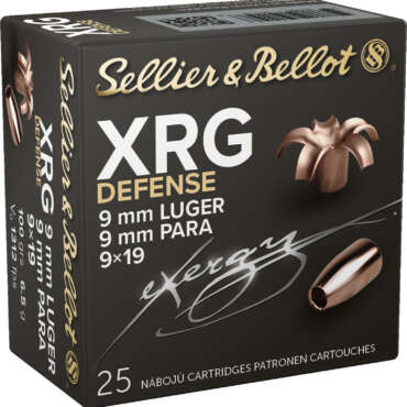 S&B 9MM 100GR XRG 25RD