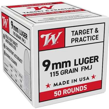 WIN 9MM 115GR USA FMJ 50RD
